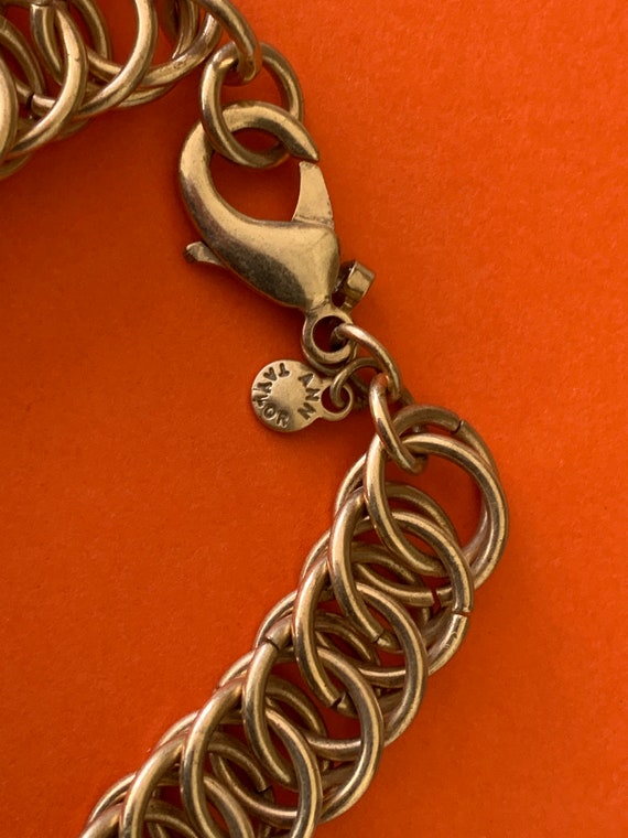 Lovely Signed Ann Taylor Chunky Chain Link Bracel… - image 3