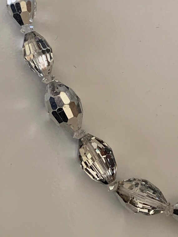 Simple Basic Faceted Clear Mirrored Oval Graduate… - image 6