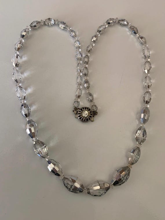 Simple Basic Faceted Clear Mirrored Oval Graduate… - image 8