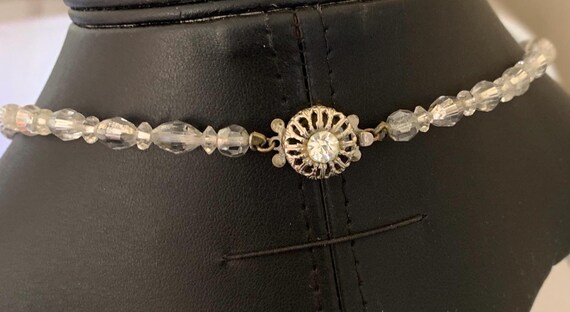 Simple Basic Faceted Clear Mirrored Oval Graduate… - image 3