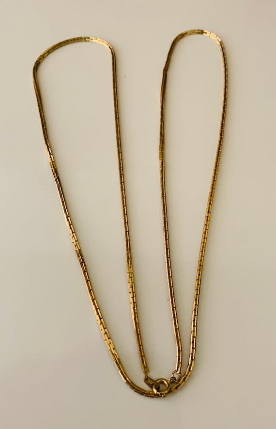 Versatile Vintage Gold Plated Rectangular Link Lo… - image 3