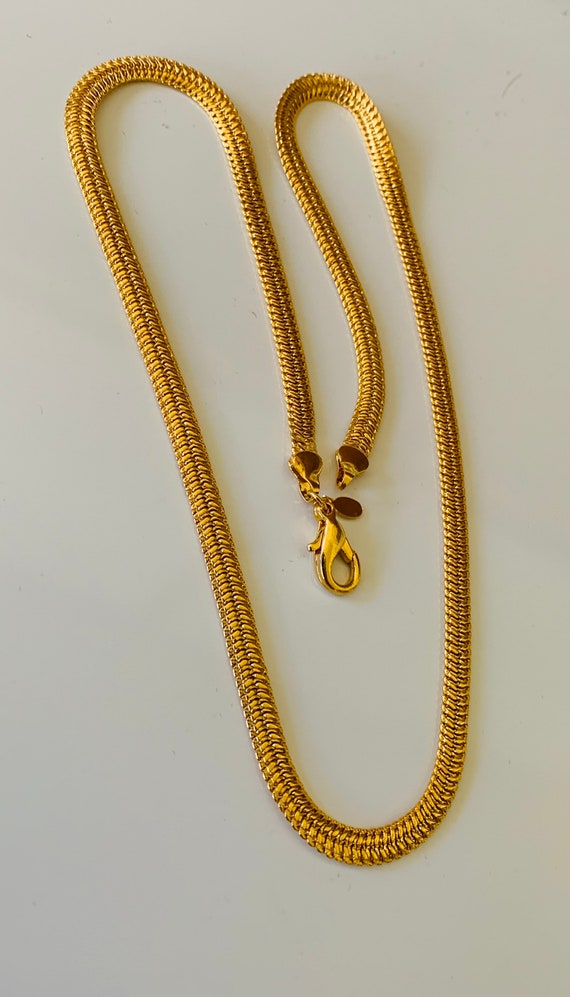 14 KGE B.C. Lind 20 Inch 5mm Flat Woven Chain Necklace - Etsy