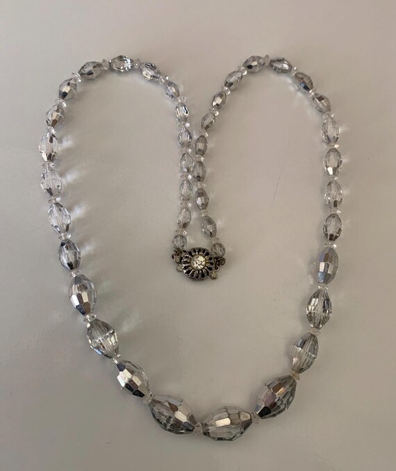 Simple Basic Faceted Clear Mirrored Oval Graduate… - image 5