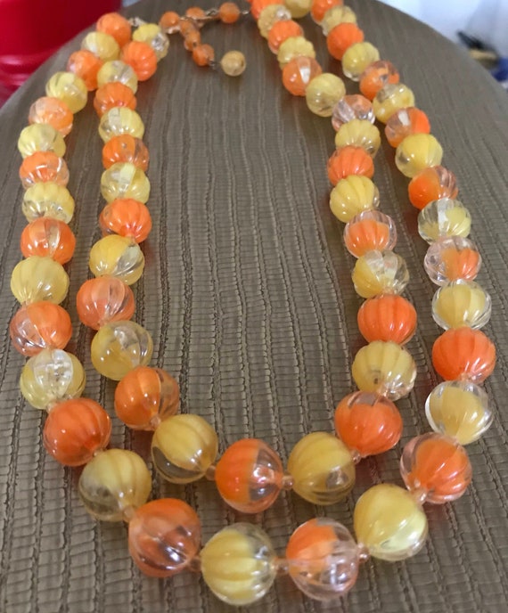 Citrus Neck Candy Two Layers of Lemon Yellow and … - image 2