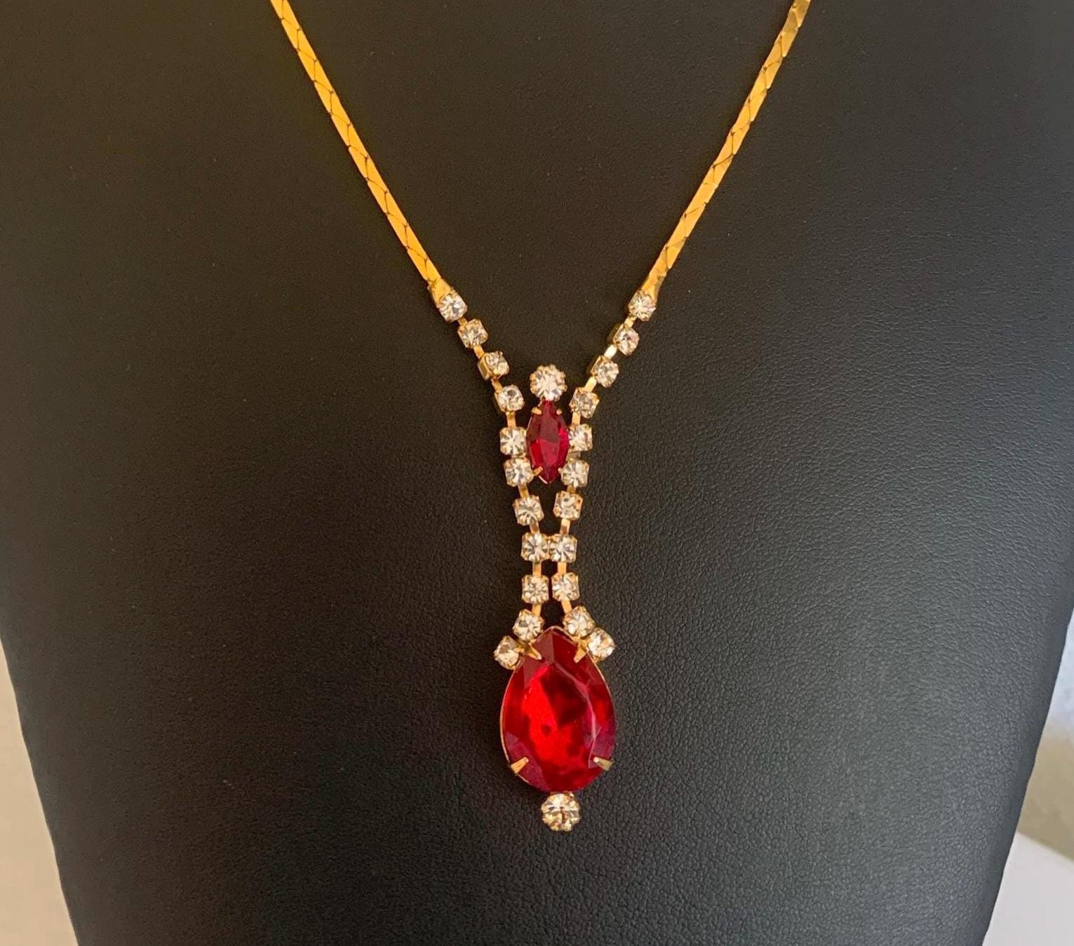 Formal Necklace for V Neck - Etsy