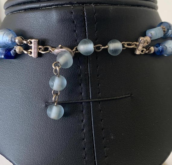 Two Layer Variegated Individually Tied Glass Bead… - image 8