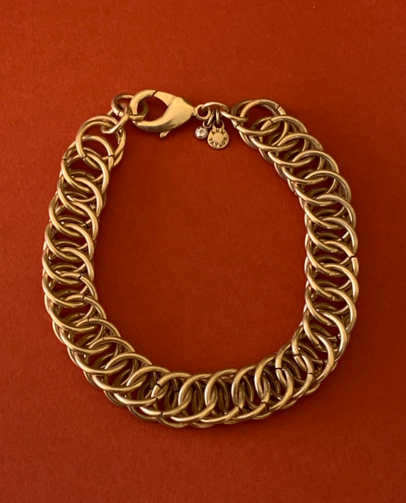 Lovely Signed Ann Taylor Chunky Chain Link Bracel… - image 4