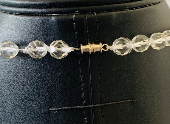 Be Basic Faceted Clear Aurora Borealis Glass Bead… - image 5