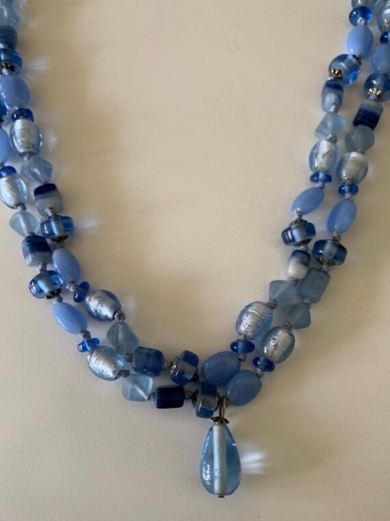 Two Layer Variegated Individually Tied Glass Bead… - image 7