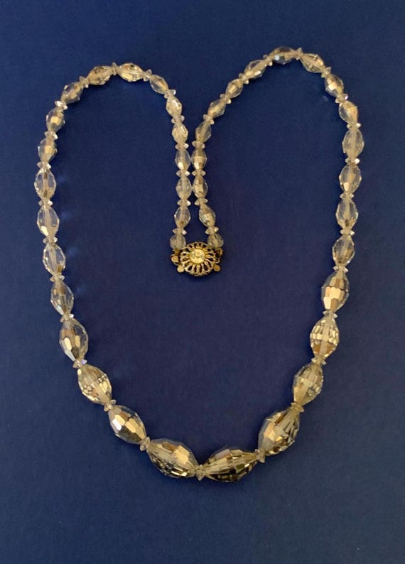 Simple Basic Faceted Clear Mirrored Oval Graduate… - image 7