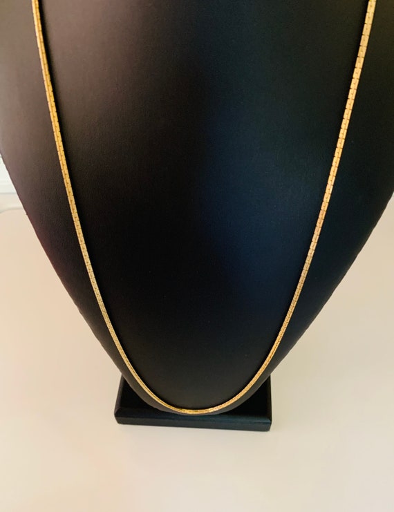 Versatile Vintage Gold Plated Rectangular Link Lo… - image 1