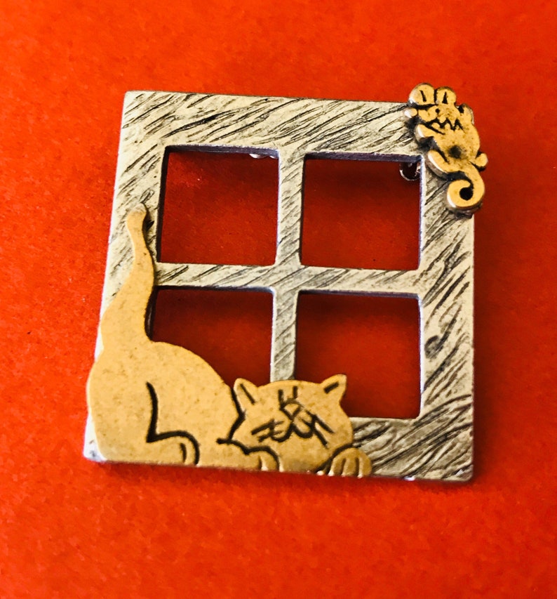 The Tom and Jerry Game Cat and Mouse Pin Etsy