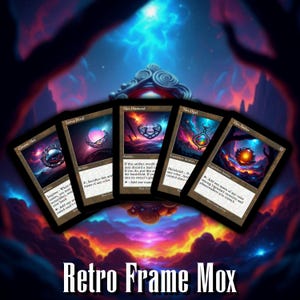 Mox MTG Proxy Set [Foil] – Fast Mana Artifacts - Chrome Mox - Lotus Petal - Mox Opal - Mox Amber - Mox Diamond
