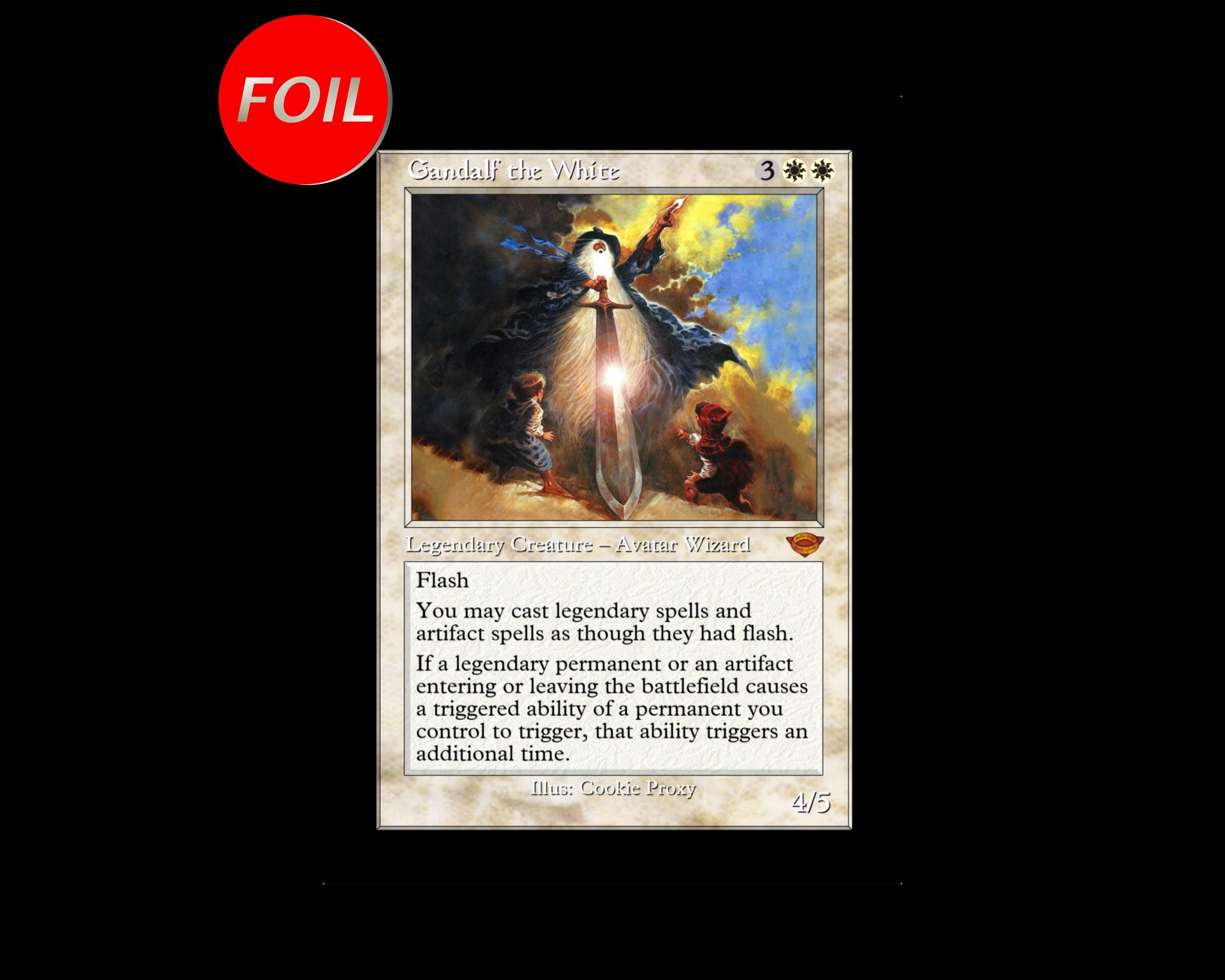 mtg gandalf cards Gandalf the White [442] [Borderless] [The Lord of the Rings: Tales of  Middle-earth] [Foil] – Face to Face Games main image 0