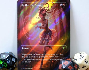 Deflecting Swat [Foil] - MTG Proxy – Custom Faerie Design