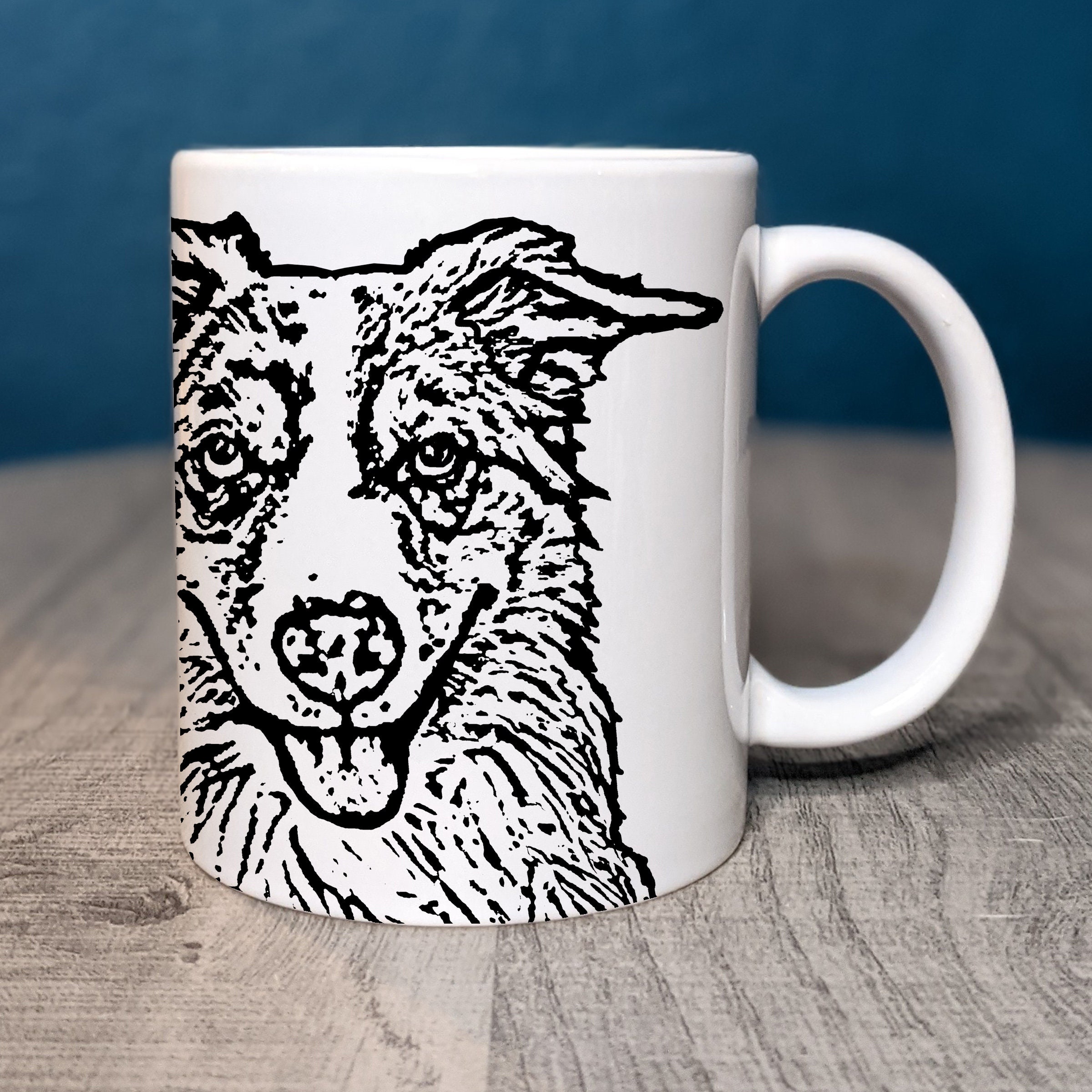 Australian Shepherd Coffee Mug Etsy