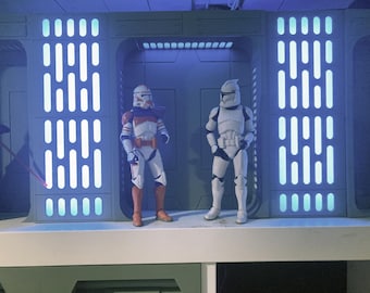 スターウォーズ デススター ウォールズ ジオラマ、ブラックシリーズの