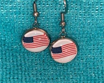 USA Flag earrings