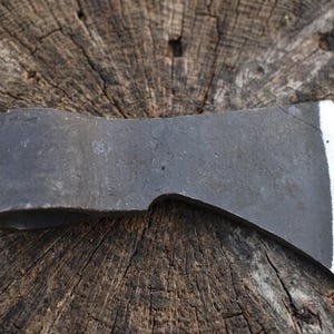 Hand Forged Viking Axe Head, Iron Decor, Rustic Display Replica