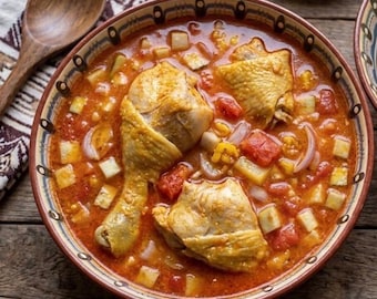 Ghana Light Soup, Spicy Soup choose protein
