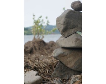 Zen Wall Art Beauty Balance Rocks Matte Vertical Posters