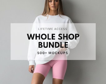 Whole Shop Mockup Bundle, Mega Bundle, Bella Canvas Mockup, Gildan Mockup Entire Shop Bundle Entire Store Whole Shop Bundle Clothing Mockups