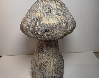 House of Jade Home Betonnen paddenstoelstandbeeld 8" medium tuindecor, stevig 4 lbs