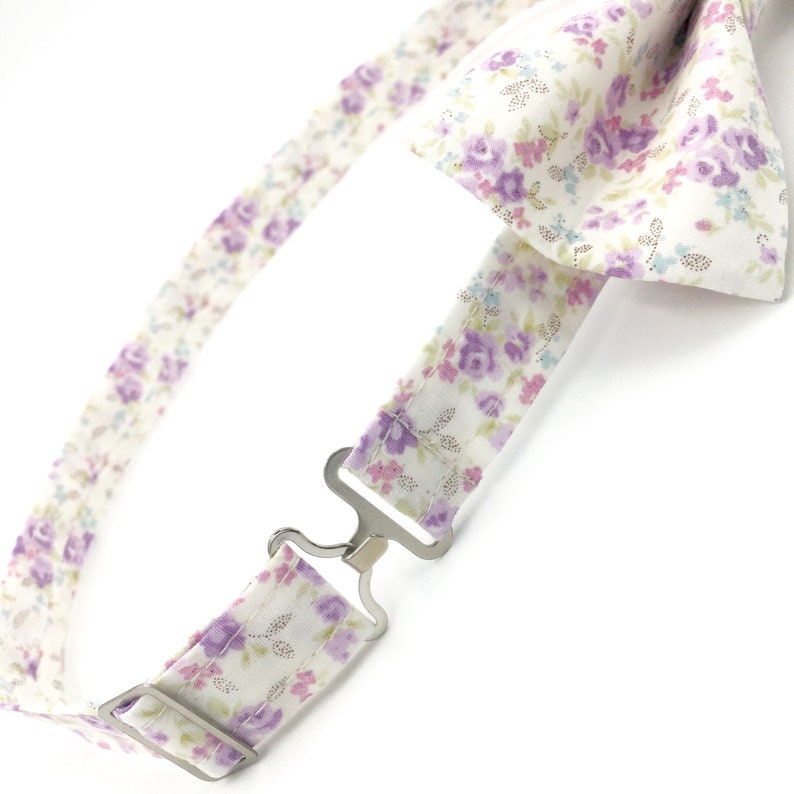 Mens Floral Bow Tie Purple Floral Bowtie Purple Bow Tie Etsy