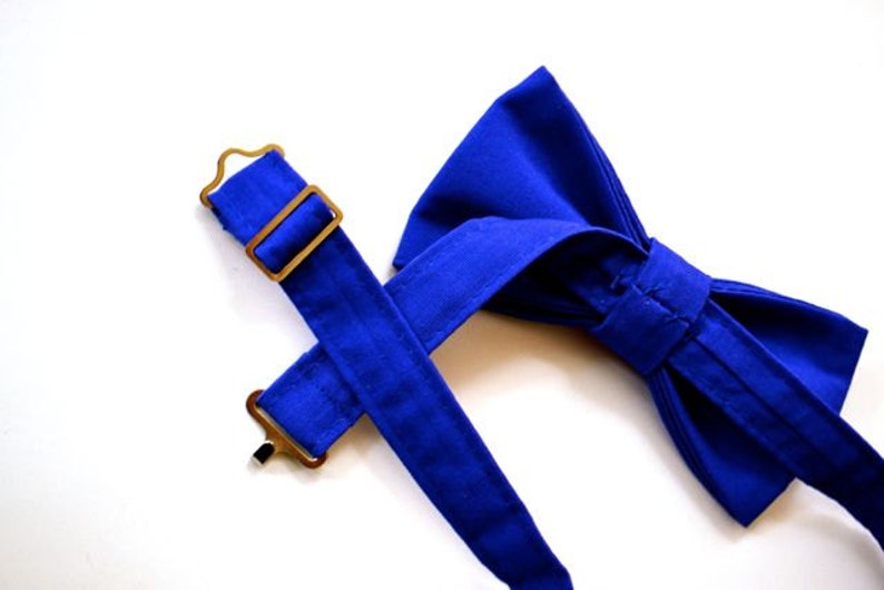 Mens Bowtie in Royal Blue Cobalt Blue Bow Tie Wedding Bow - Etsy