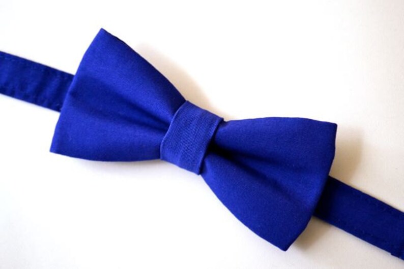 Mens Bowtie in Royal Blue Cobalt Blue Bow Tie Wedding Bow - Etsy