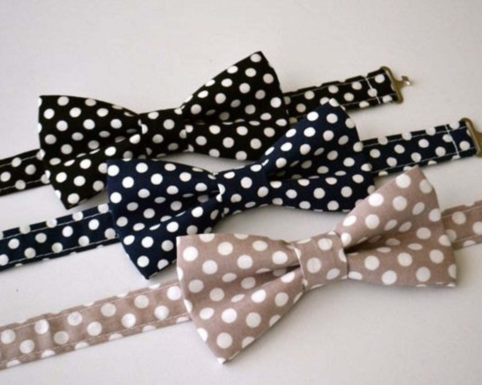 Mens Bowtie Black and White Dot Mens Black Bow Tie Mens Bow Etsy