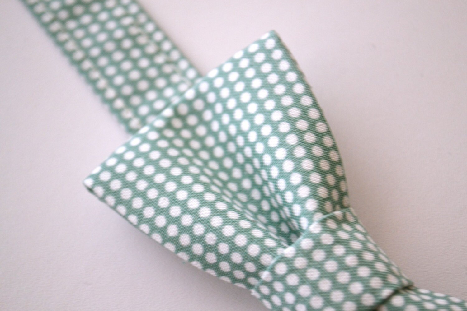 Children's Bow Tie Green Polka Dot Sage Green Bow Tie Etsy