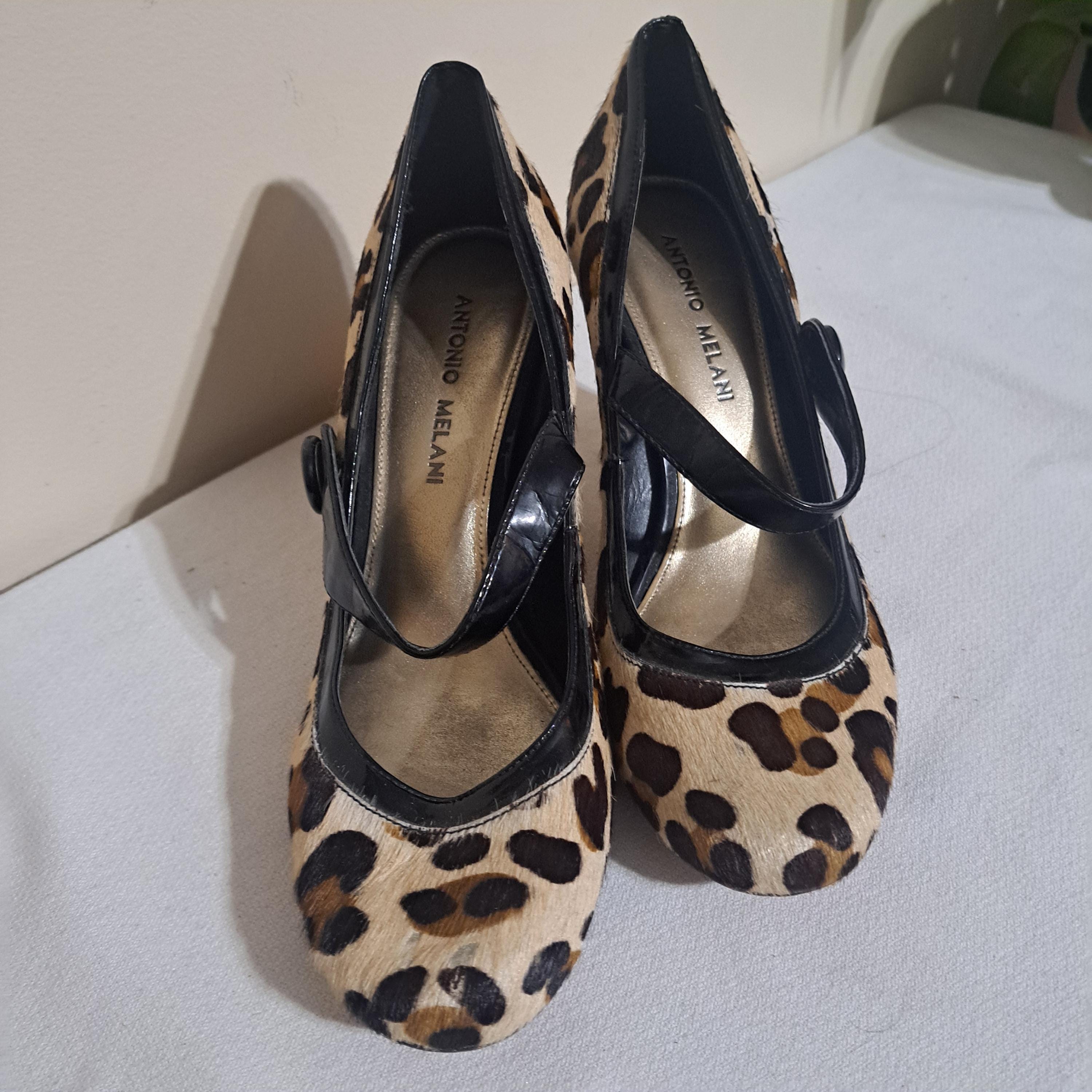 Leopard Print Mary Janes Canada