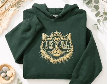 Embroidered Dungeon Crawler Carl Sweatshirt, This Is An Outrage Shirt, Princess Donut Mongo Tee, Fantasy Book Reader Shirt, Bookish Gift