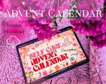 Self-Care Advent Calendar | 24 Mindful Activities | Digital Wellness Planner Printable