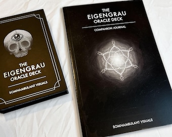Eigengrau Oracle Deck Companion Journal — Fully Illustrated, Blank Pages for Intuitive Work & Ritual Practice