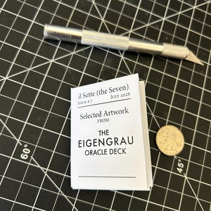 il Sette (the Seven) Issue #7 – The Mini-Eigengrau  - Hand-Folded Art Zine | Signed & Numbered