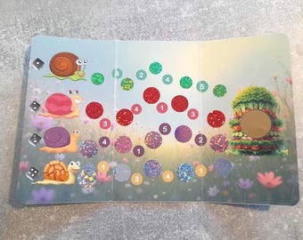 B Ware 3er Klappkarte Sparspiel Schneckenrennen - Sparen mit der Umschlagmethode