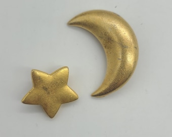 Star and Moon Buttons