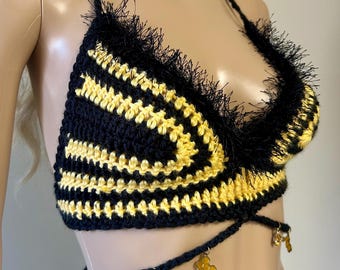 Crochet Bumble Bee Top