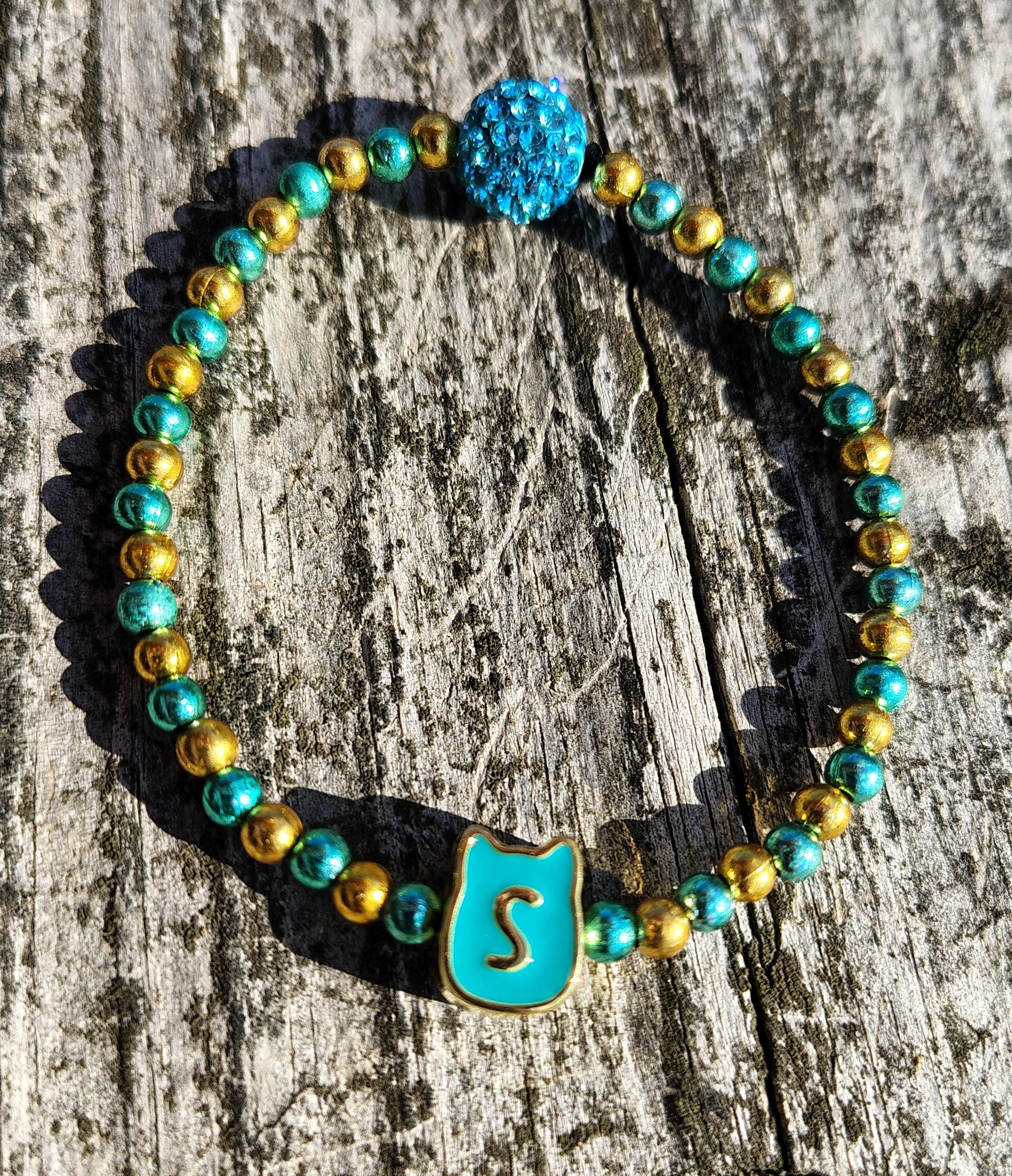 Cute Cat Beaded Bracelet - Thumbnail 2