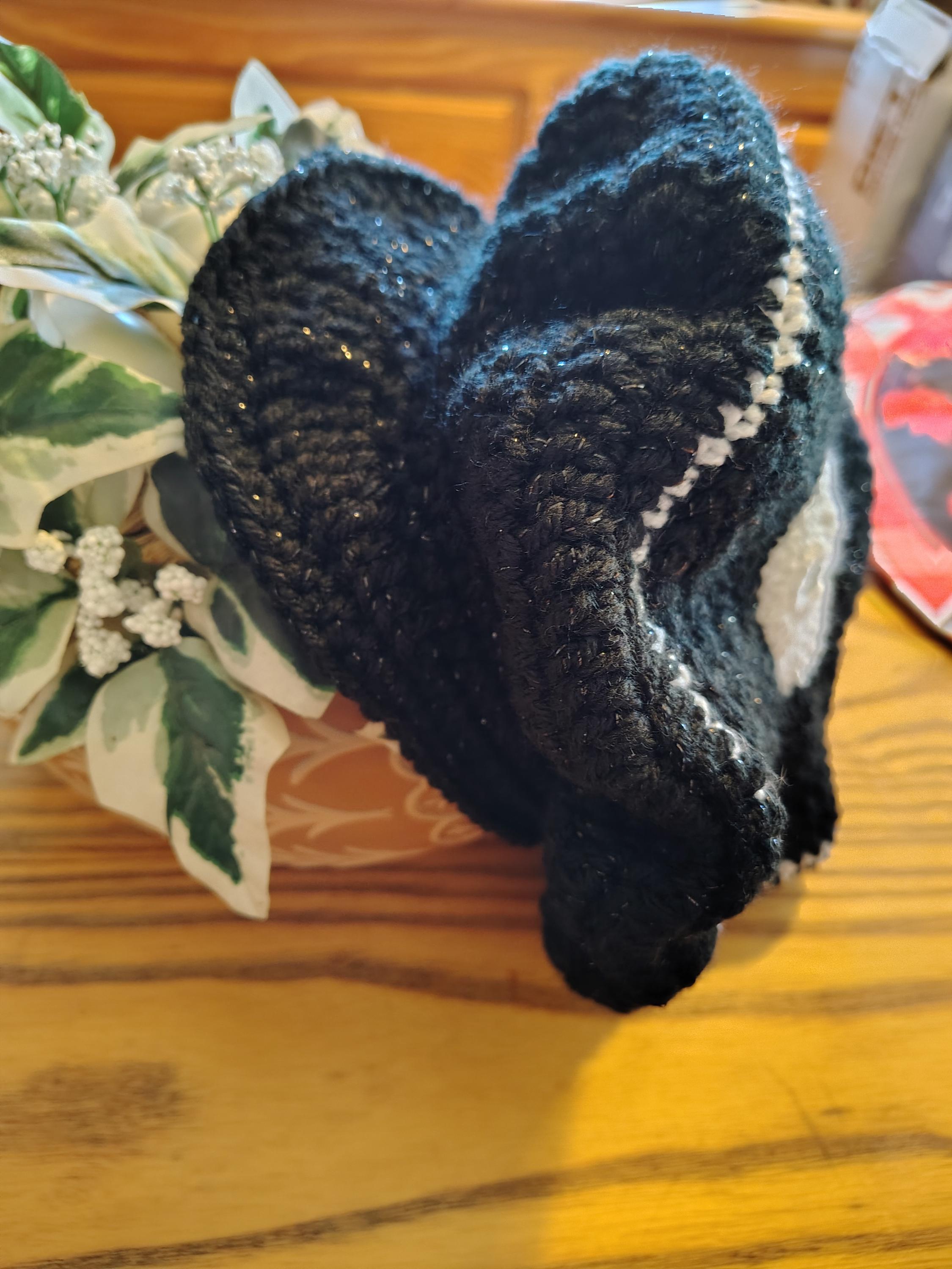 Skull Hat with Brim, Crochet Fashion Accessories - Thumbnail 3