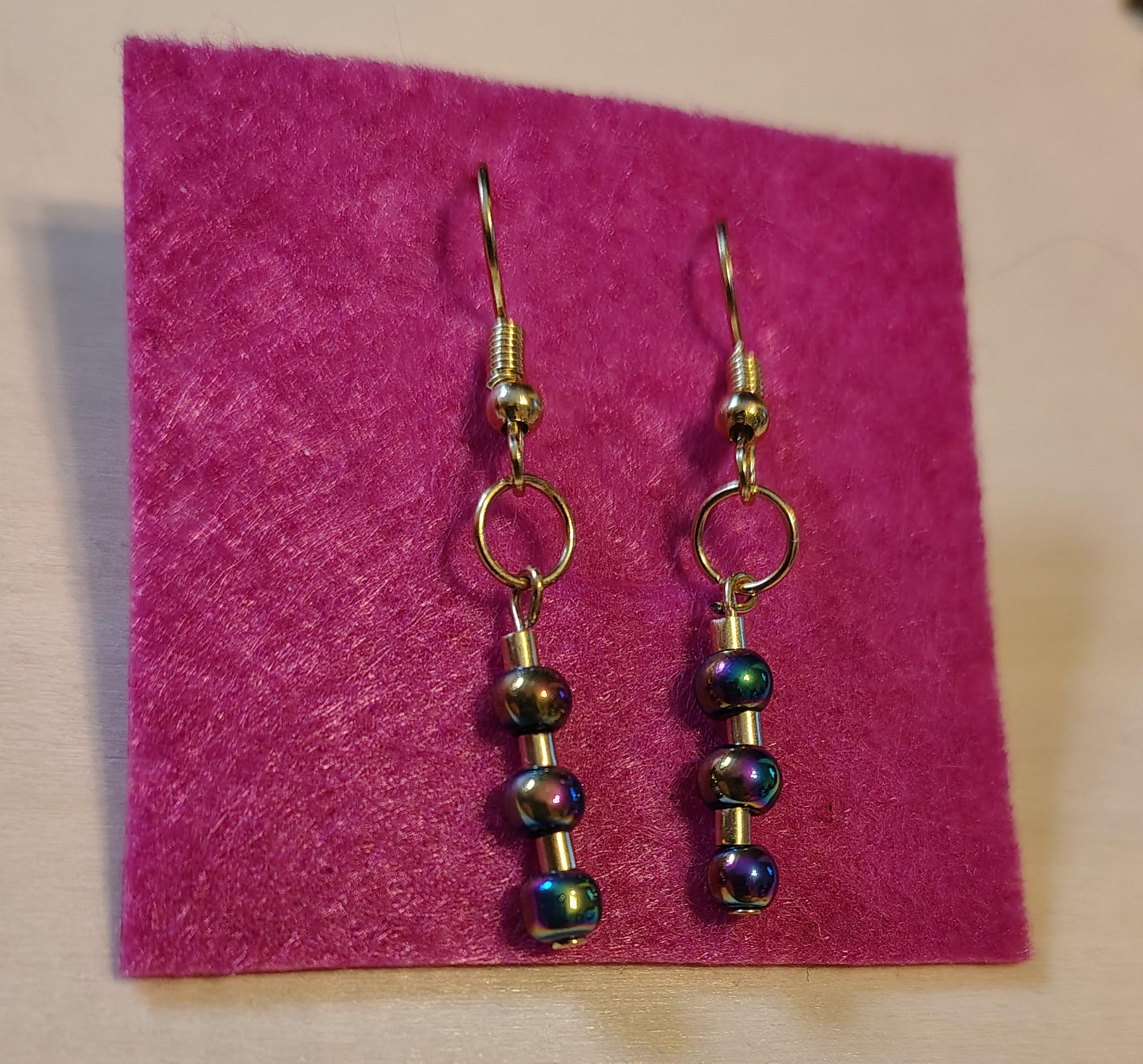 Beaded Dangle Earrings