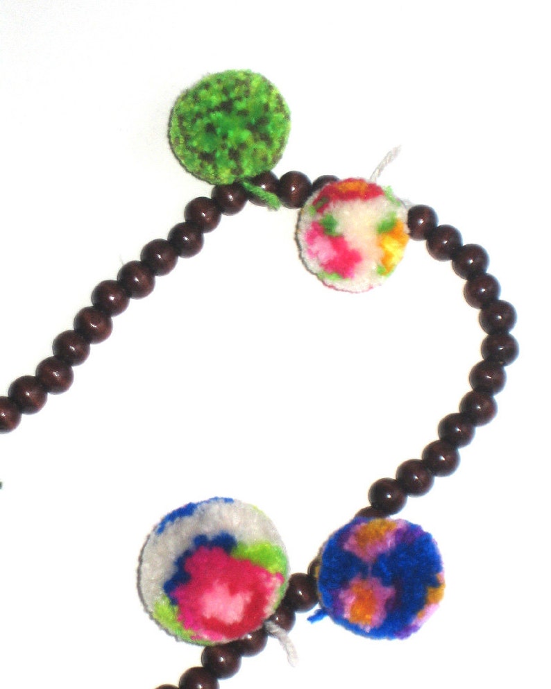 Cute Pom Pom Necklace image 5