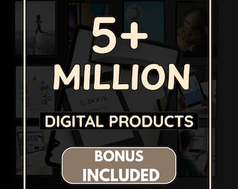5+ Million Ultimate PLR MRR Bundle Ideal for Passive Income, Plr, Mrr, Digital Products, Master Resell Rights, All our PLR Digital Products