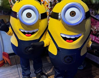 Kostium maskotki Minionka dla dorosłych, cosplay na imprezy, urodziny lub wydarzenia
