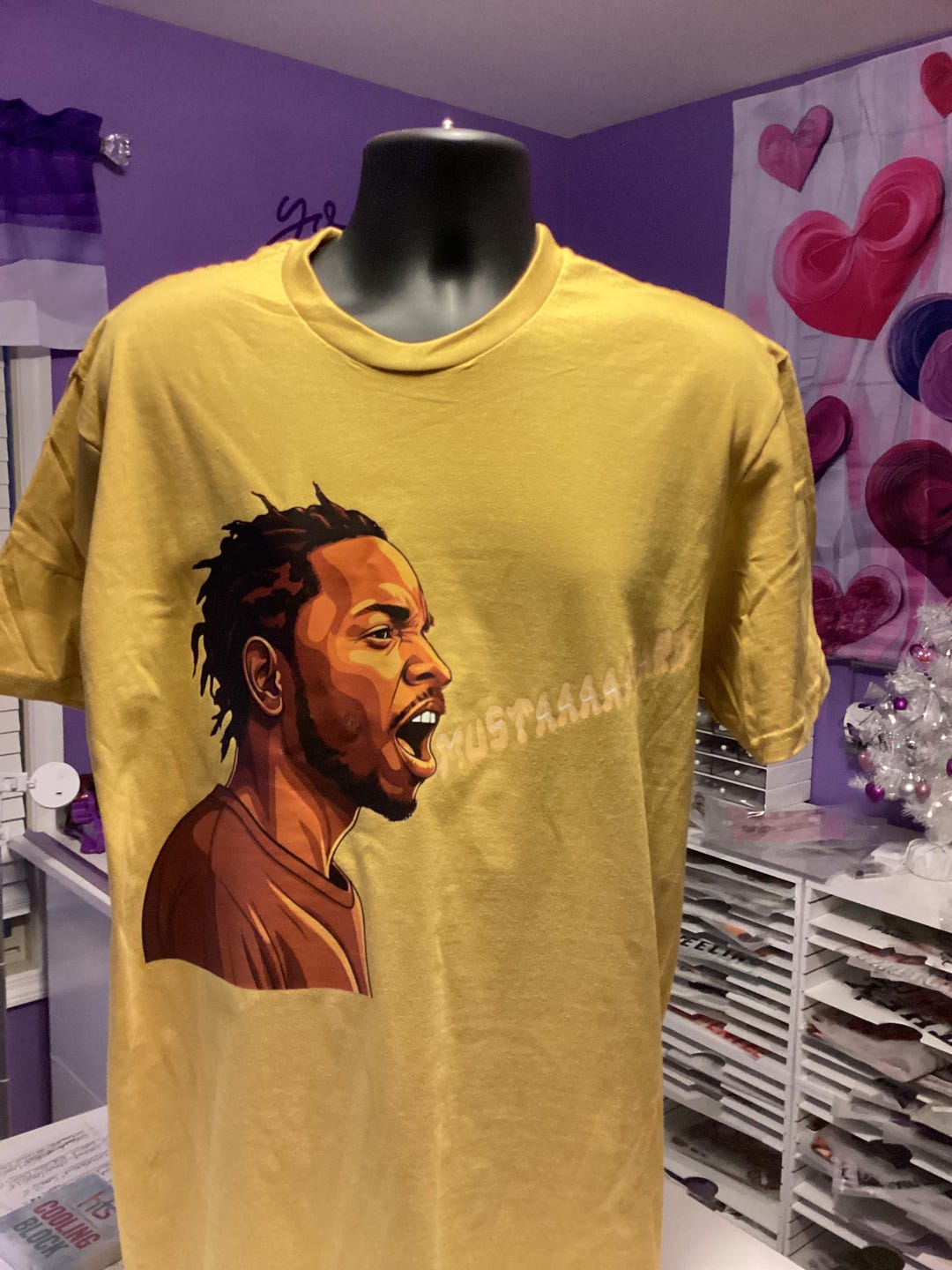 Kendrick Lamar Funny Mustard T-shirt, New Viral GNX Album Reference ...