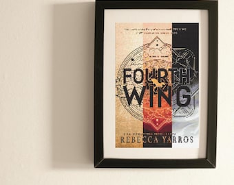 Korsstygnsmönster inspirerat av Fourth Wing-serien