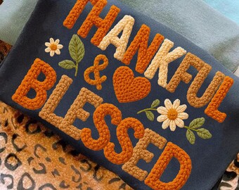 Latch Hook Yarn Crochet Pumpkin PNG, Thanksgiving Png, Faux Yarn Png, Thankful Png, Leopard Fall Png, Sublimation Design, Give Thanks Png