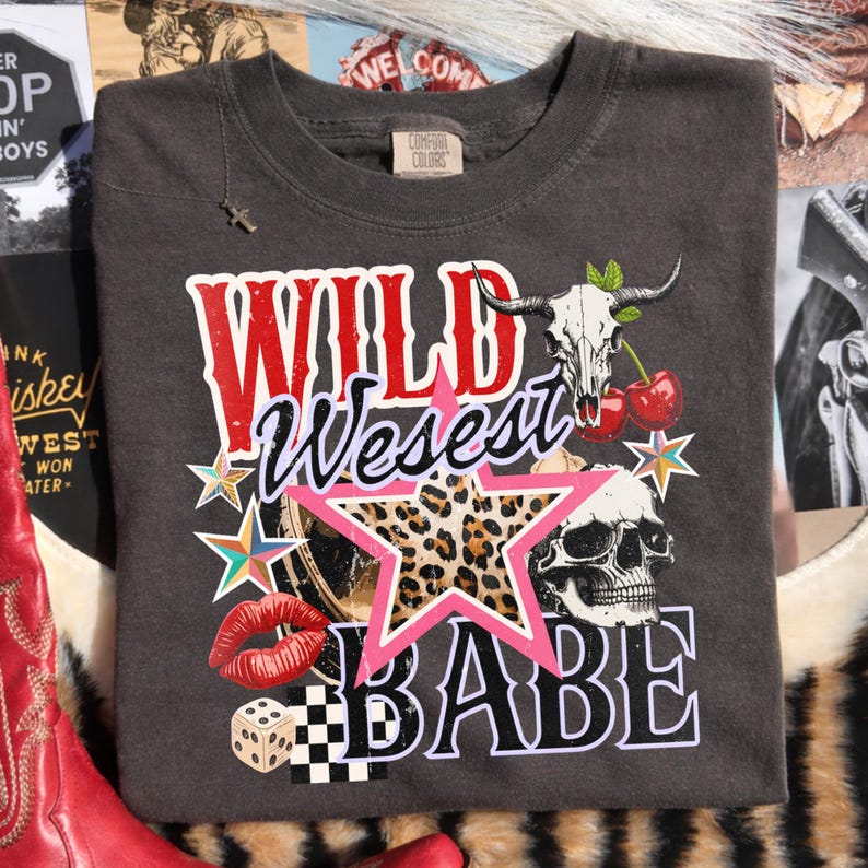 Bundle Western Png, dessins de sublimation de cow-girl, tête de mort de taureau noeud Png, étiquette de bière de montagne, chemise de rodéo PNG, téléchargement numérique PNG image 7